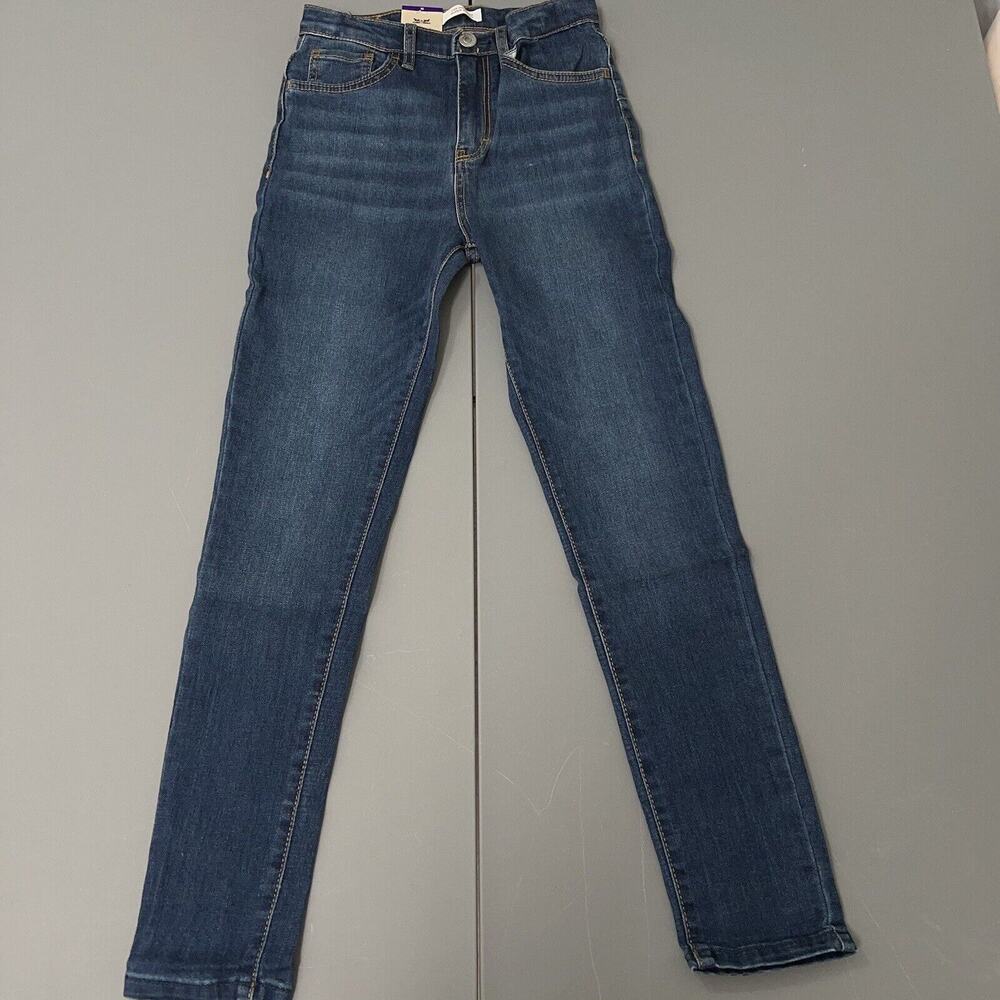 NWT Levi's Jeans Youth Girl’s 10 Blue 720 High Rise Super Skinny Stretch